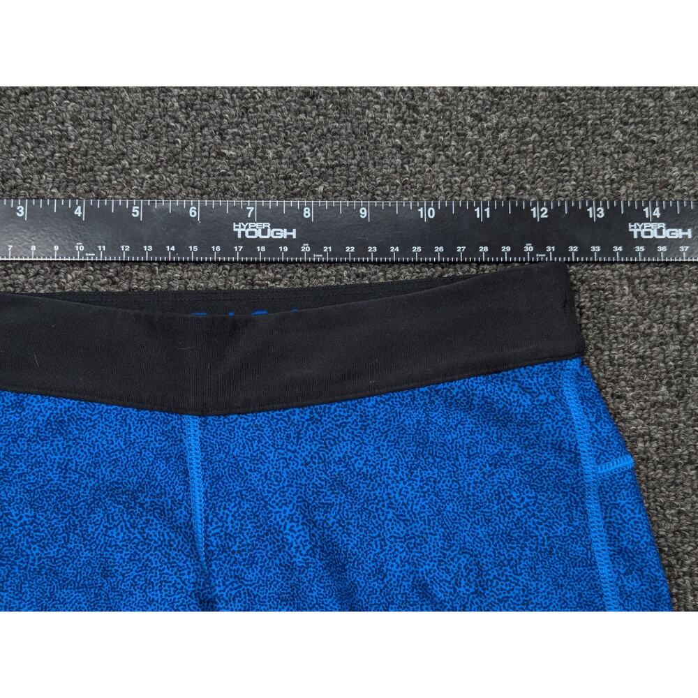 Nike Dri-fit Capri Running Yoga Pants Blue Black Leggings Style 717422 Size S - Picture 5 of 9